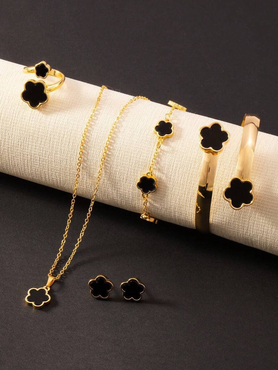 Clover Jewellery Set