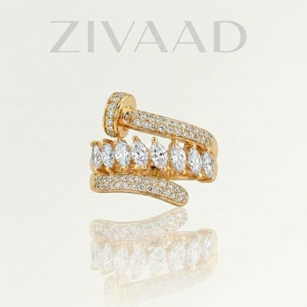 Elegant Multi-Layer Statement Ring