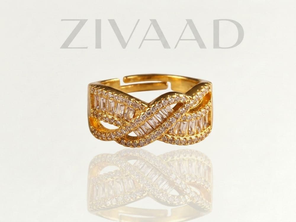 Infinity Inspired Adjustable Statement Ring